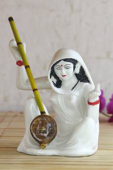 Meerabai playing Musical Instrument Showpiece