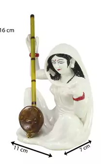 Meerabai playing Musical Instrument Showpiece