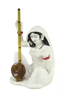 Meerabai playing Musical Instrument Showpiece