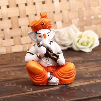 Lord Ganesha Showpiece Playing Kartal 1