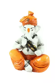 Lord Ganesha Showpiece Playing Kartal