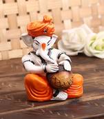 Lord Ganesha Playing Tabla Decorative Showpiece