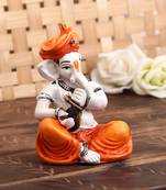 Lord Ganesha Playing Manjira Decorative Showpiece