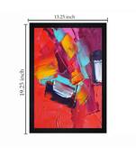 ORIGINAL OIL ART PRINT "Textured Paper (Scratch/Dust) Proof Framed Art Print