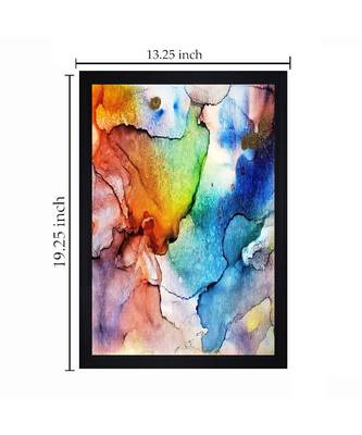 ABSTRACT ORIGINAL OIL ART PRINT "Textured Paper (Scratch/Dust) Proof Framed Art Print 2