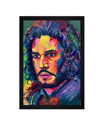 JON SNOW OIL ART PRINT "Textured Paper (Scratch/Dust) Proof Framed Art Print 1