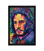 JON SNOW OIL ART PRINT "Textured Paper (Scratch/Dust) Proof Framed Art Print