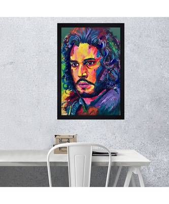 JON SNOW OIL ART PRINT "Textured Paper (Scratch/Dust) Proof Framed Art Print 3