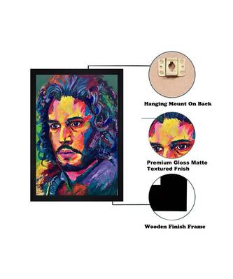 JON SNOW OIL ART PRINT "Textured Paper (Scratch/Dust) Proof Framed Art Print 5