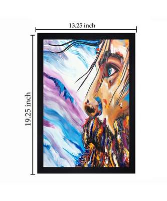 THE FACE OIL PRINT "Textured Paper (Scratch/Dust) Proof Framed Art Print 5