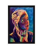 Daenerys Targaryen PRINT "Textured Paper (Scratch/Dust) Proof Framed Art Print