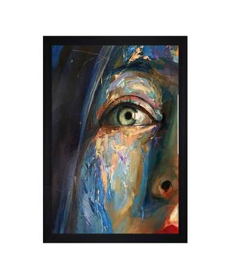 THE FACE PRINT "Textured Paper (Scratch/Dust) Proof Framed Art Print 1