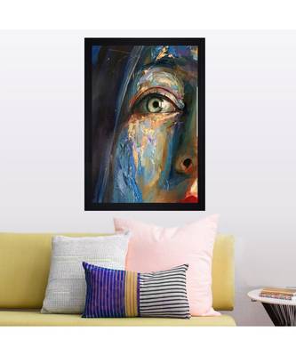 THE FACE PRINT "Textured Paper (Scratch/Dust) Proof Framed Art Print 2