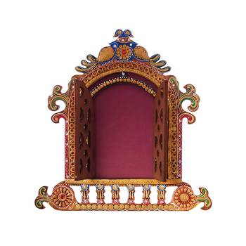 Decorative Papier-Mache Wooden Jharokha Wall Hanging 4