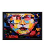 ABSTRACT OIL ART PRINT "  Textured Paper (Scratch/Dust) Proof Framed Art Print