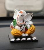 Decorative Lord Ganesha Showpiece for Car Dashboard, Home Temple and Office Desks