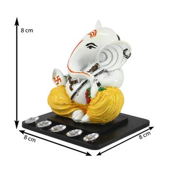 Decorative Lord Ganesha Showpiece for Car Dashboard, Home Temple and Office Desks 3