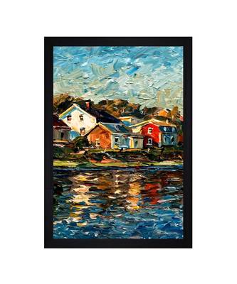 ABSTRACT OIL ART PRINT "  Textured Paper (Scratch/Dust) Proof Framed Art Print 1