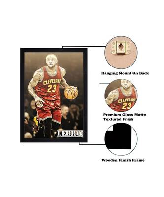 LEBRON JAMES "Textured Paper (Scratch/Dust) Proof Framed Art Print 5