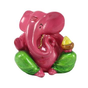 Decorative Lord Ganesha Showpiece for Car Dashboard, Home Temple and Office Desks 2