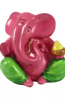 Decorative Lord Ganesha Showpiece for Car Dashboard, Home Temple and Office Desks