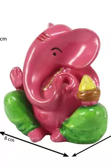 Decorative Lord Ganesha Showpiece for Car Dashboard, Home Temple and Office Desks