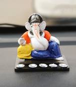 Decorative Lord Ganesha Showpiece for Car Dashboard, Home Temple and Office Desks