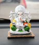 Decorative Lord Ganesha Showpiece for Car Dashboard, Home Temple and Office Desks