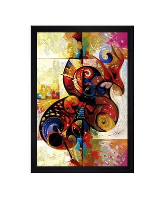 Abstract Art" Textured Paper (Scratch/Dust) Proof Framed Art Print 1
