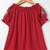 Royal Trendy Girls Rayon Peasant Top with Emb at sleeve + Tassles