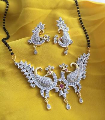 White Diamond Mangalsutra 1