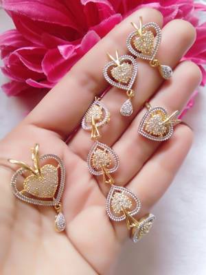 Gold Diamond Jewellery Combo 1