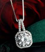 Silver Diamond Pendants