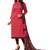 Kimisha Women's Pink & Maroon Modal Silk Embroidered Dress Material With Laheria Dupatta