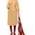 Kimisha Women's Beige & Maroon Modal Silk Embroidered Dress Material With Laheria Dupatta