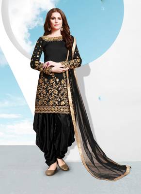 Black mirror taffeta salwar 1