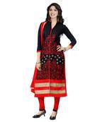 Black Embroidered Cotton Salwar