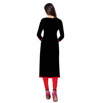 Black Embroidered Cotton Salwar 2