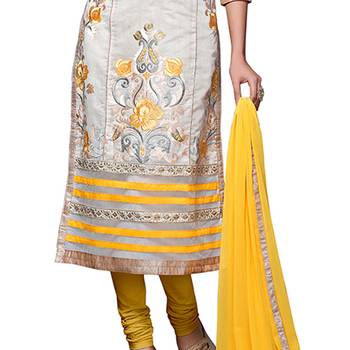 White Embroidered Chanderi Salwar 3