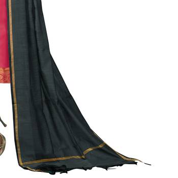 Pink Woven Banarasi Silk Salwar 4