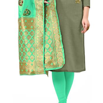 Grey Embroidered Cotton Salwar 3