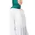 Green Embroidered Polyester Hijab