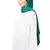 Green Embroidered Polyester Hijab