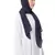 Black Embroidered Georgette Hijab