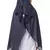 Black Embroidered Georgette Hijab