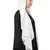 White Embroidered Georgette Hijab