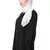 White Embroidered Georgette Hijab
