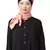 Peach Embroidered Georgette Hijab