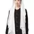 White Embroidered Polyester Hijab