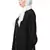 White Embroidered Polyester Hijab